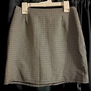 Checkered skirt